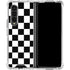 Black and White Checkered Galaxy Z Fold4 5G Clear Case